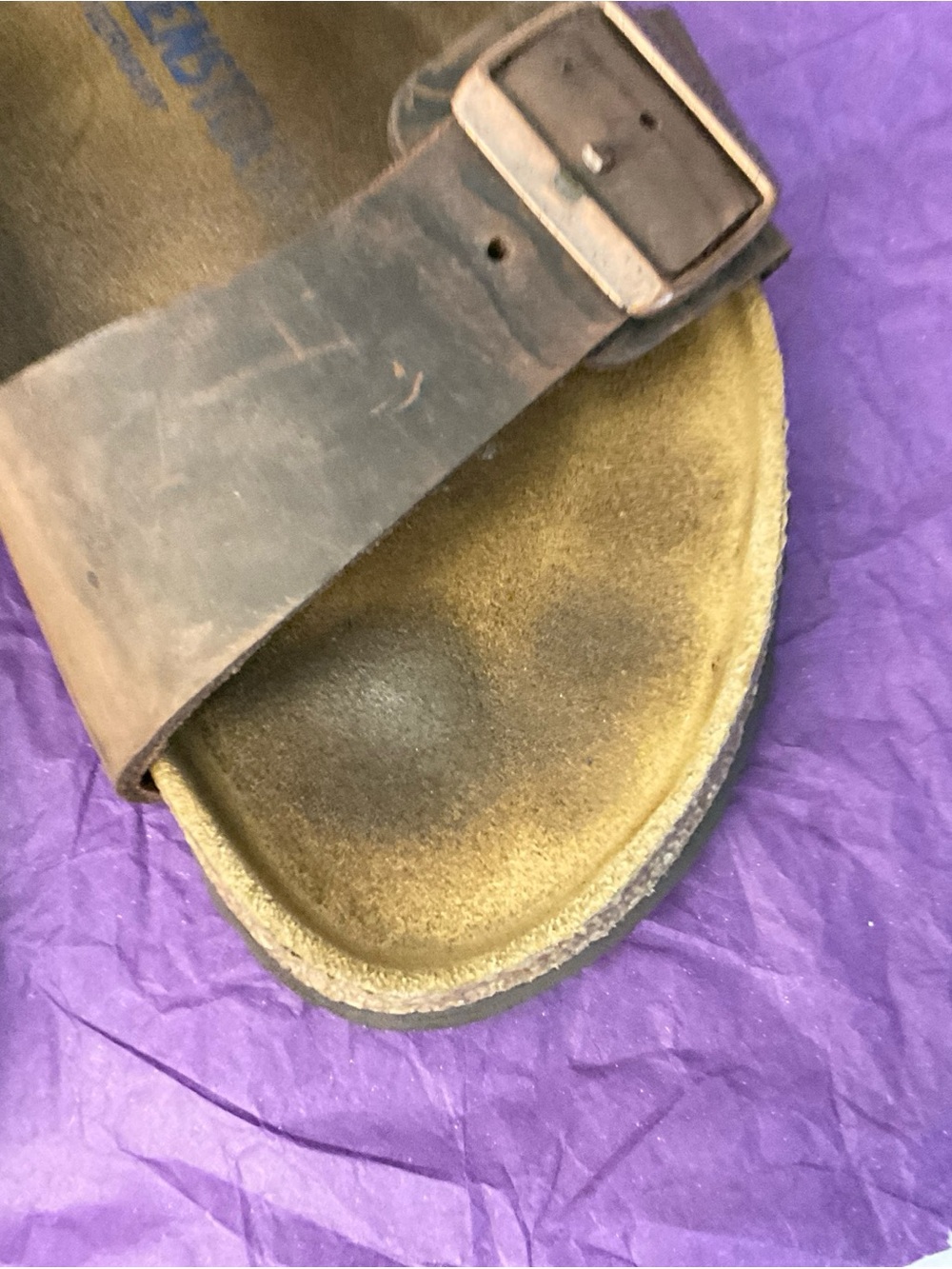 BIRKENSTOCK Arizona Soft Footbed Oiled Leather Habana Brown EUR 41 US W 10 M 8 - Picture 5 of 13